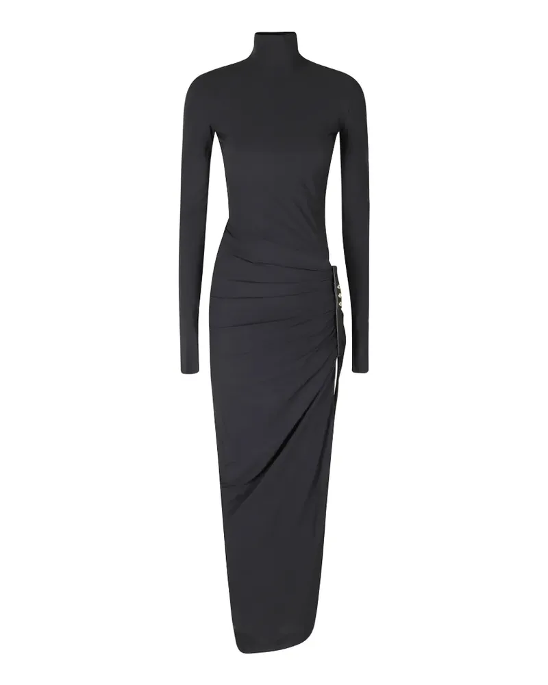 Amazuìn Adriene ruched maxi cut-out dress - Schwarz Schwarz