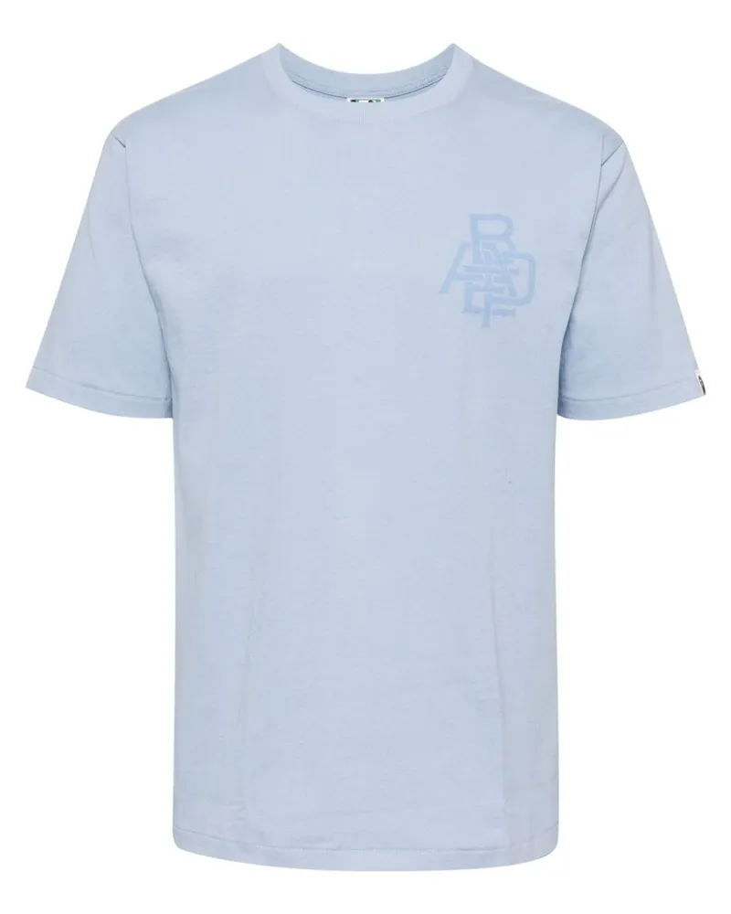 BAPE T-Shirt mit Logo-Print - Blau Blau