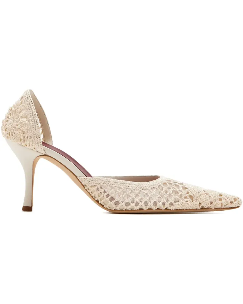 Magda Butrym Gehäkelte Pumps 115mm - Nude Nude