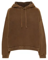 Acne Studios Hoodie aus Bio-Baumwolle Braun