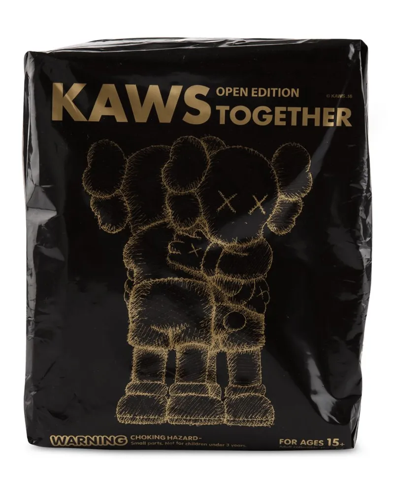 KAWS Together' Sammelfigur - Schwarz Schwarz