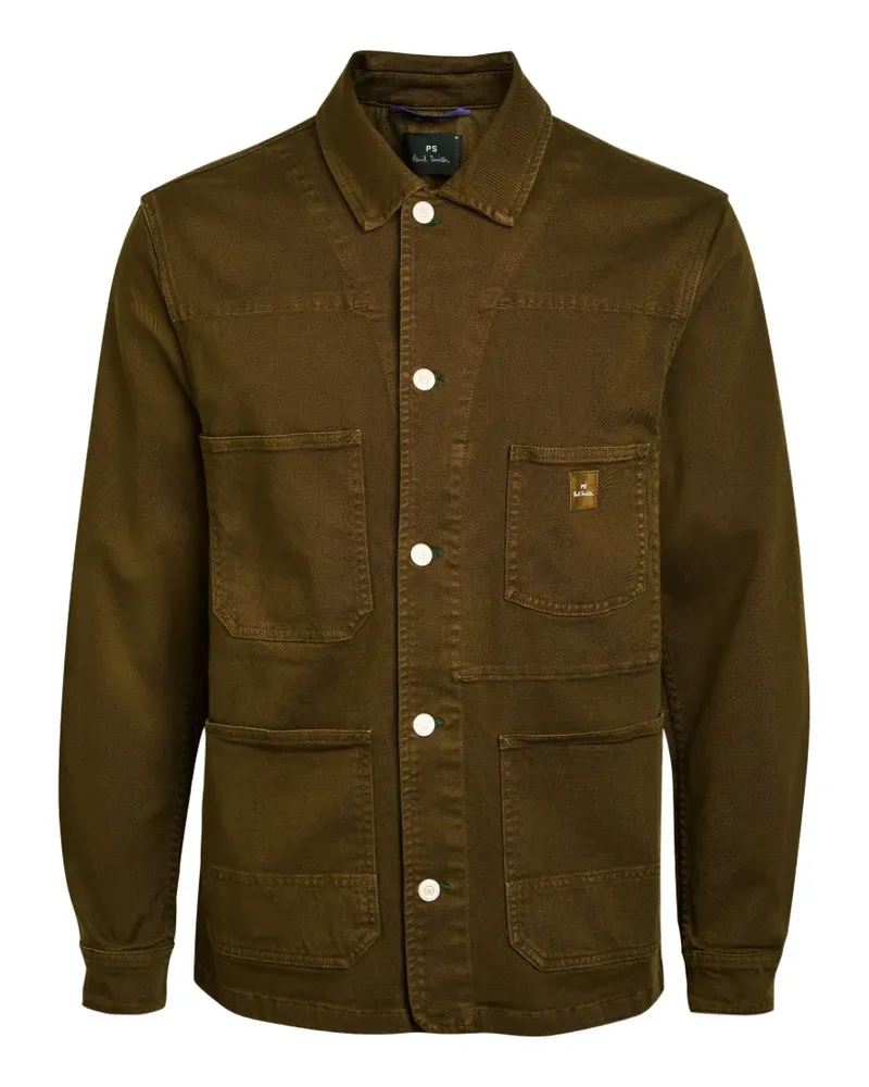 Paul Smith button fastening pocket shirt jacket - Braun Braun