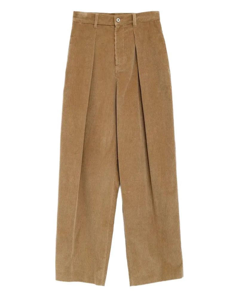 J.W.Anderson single-pleat trousers - Nude Nude