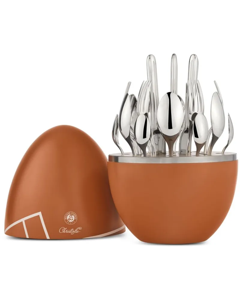 Christofle Mood Roland Garros Besteck-Set (6 Personen) - Silber Silber