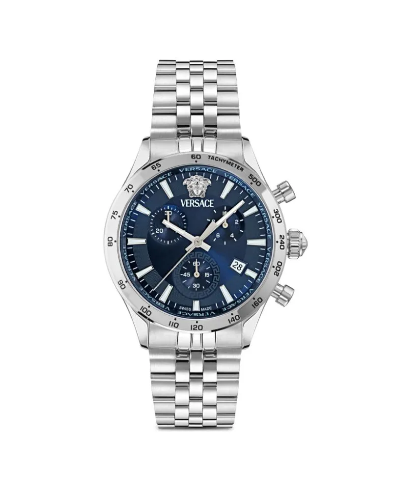 Versace V-Code 40mm - Blau Blau