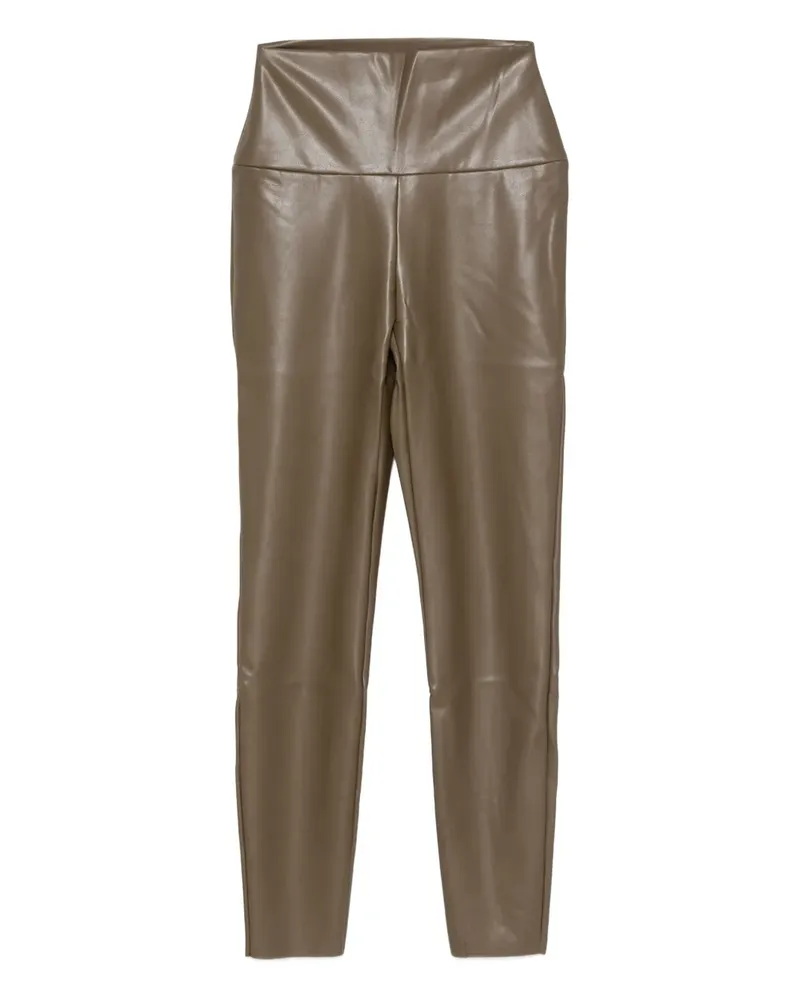Norma Kamali Leggings mit hohem Bund - Braun Braun