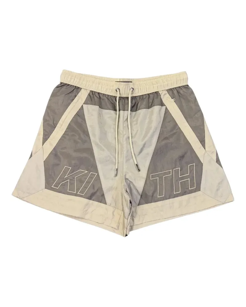 KITH Turbo colour-block shorts - Nude Nude