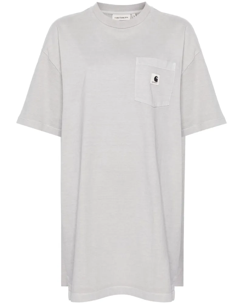 Carhartt WIP Nelson Grand T-Shirt aus Bio-Baumwolle Grau
