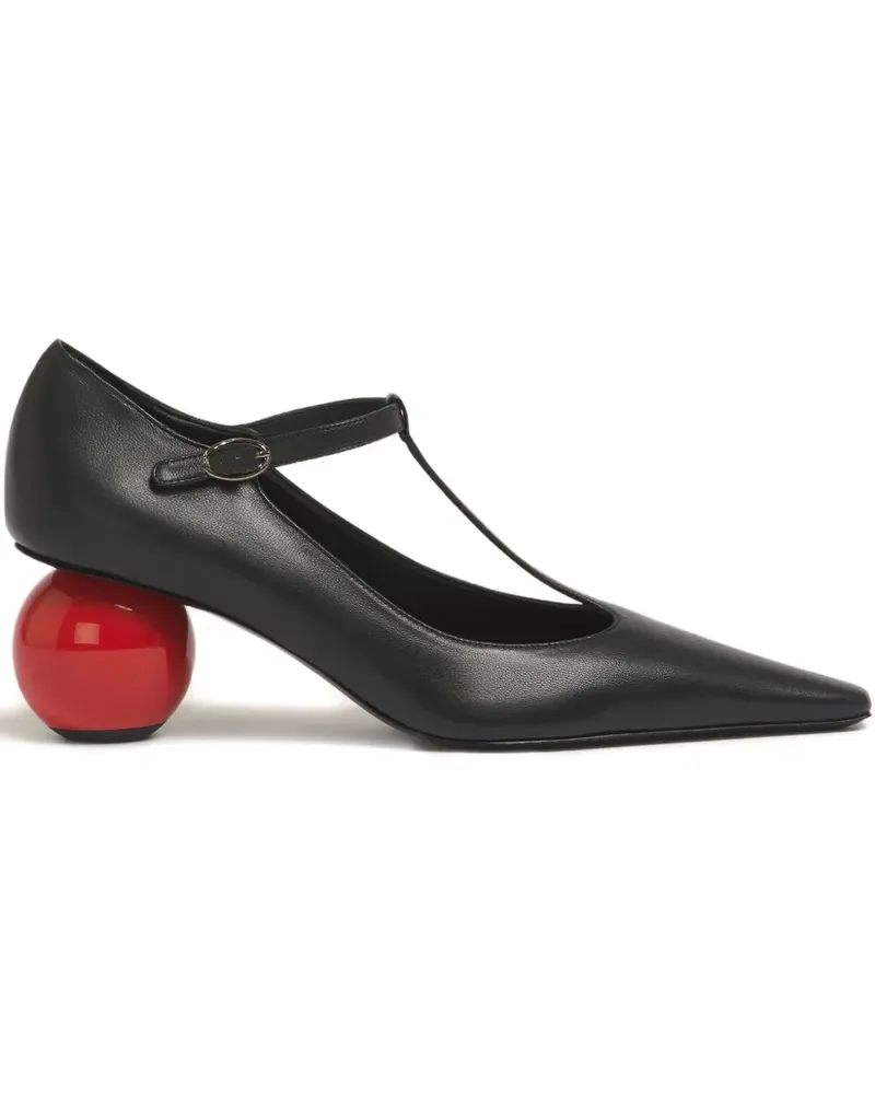 Marni Pumps mit T-Riemen 60mm - Schwarz Schwarz