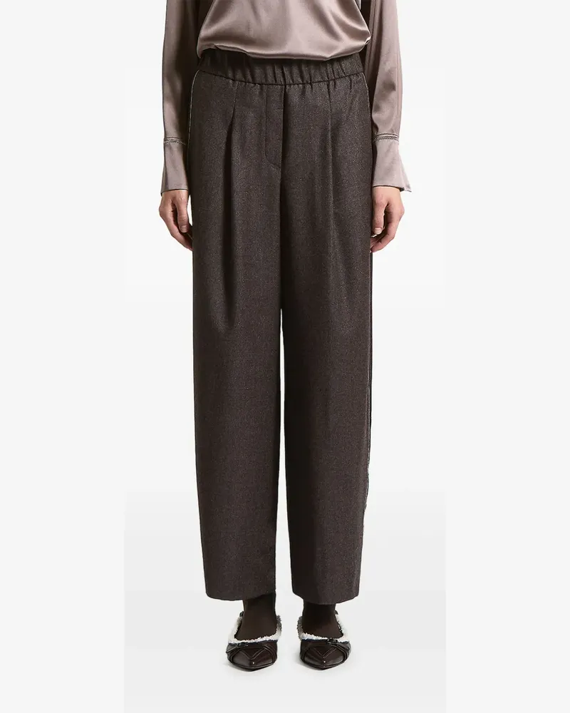 Peserico Plissierte Hose - Braun Braun