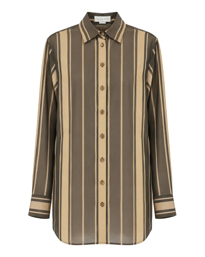 Stella McCartney striped long-sleeve shirt - Braun Braun