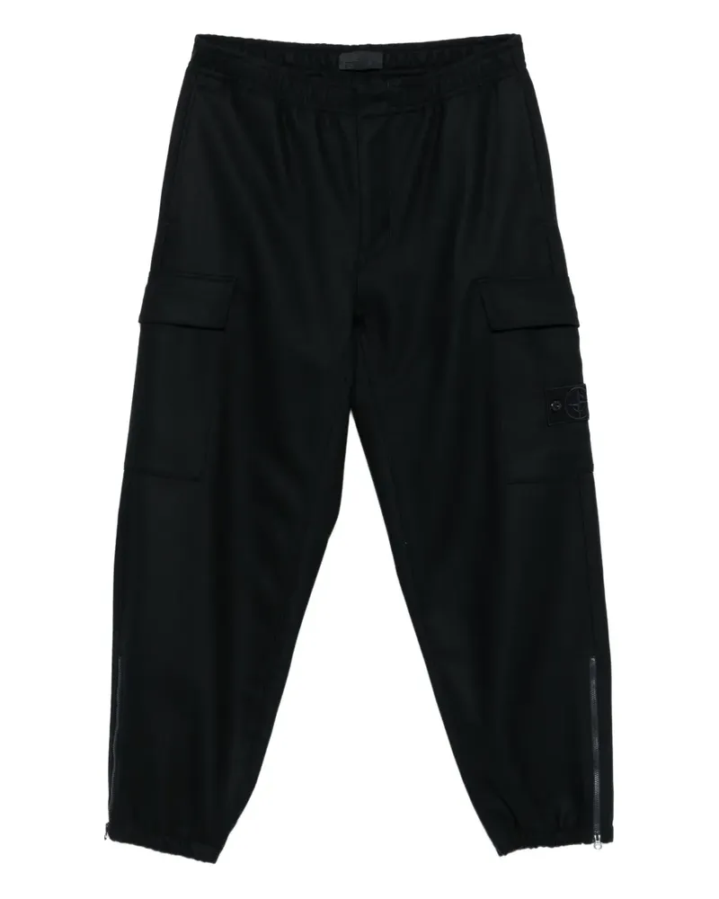 Stone Island Cargohose aus Flanell - Blau Blau
