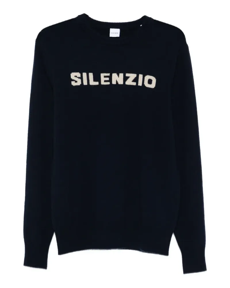 ASPESI Pullover mit Rundhalsausschnitt - Blau Blau