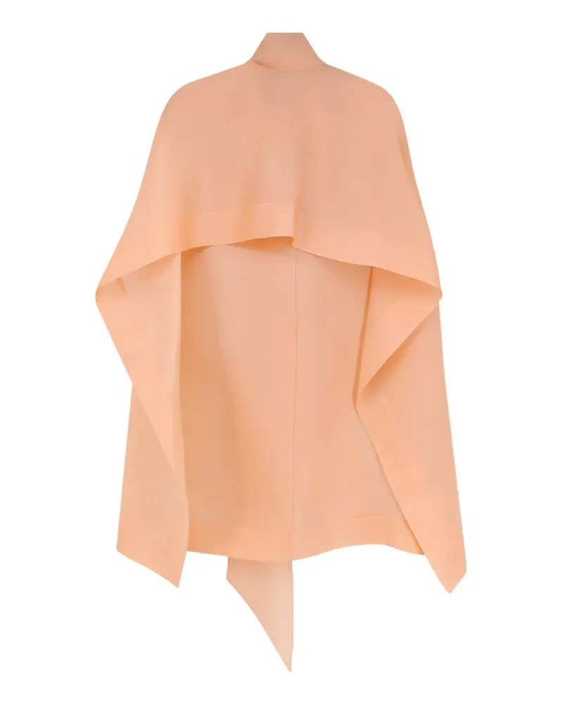 Alberta Ferretti Asymmetrisches Cape - Orange Orange