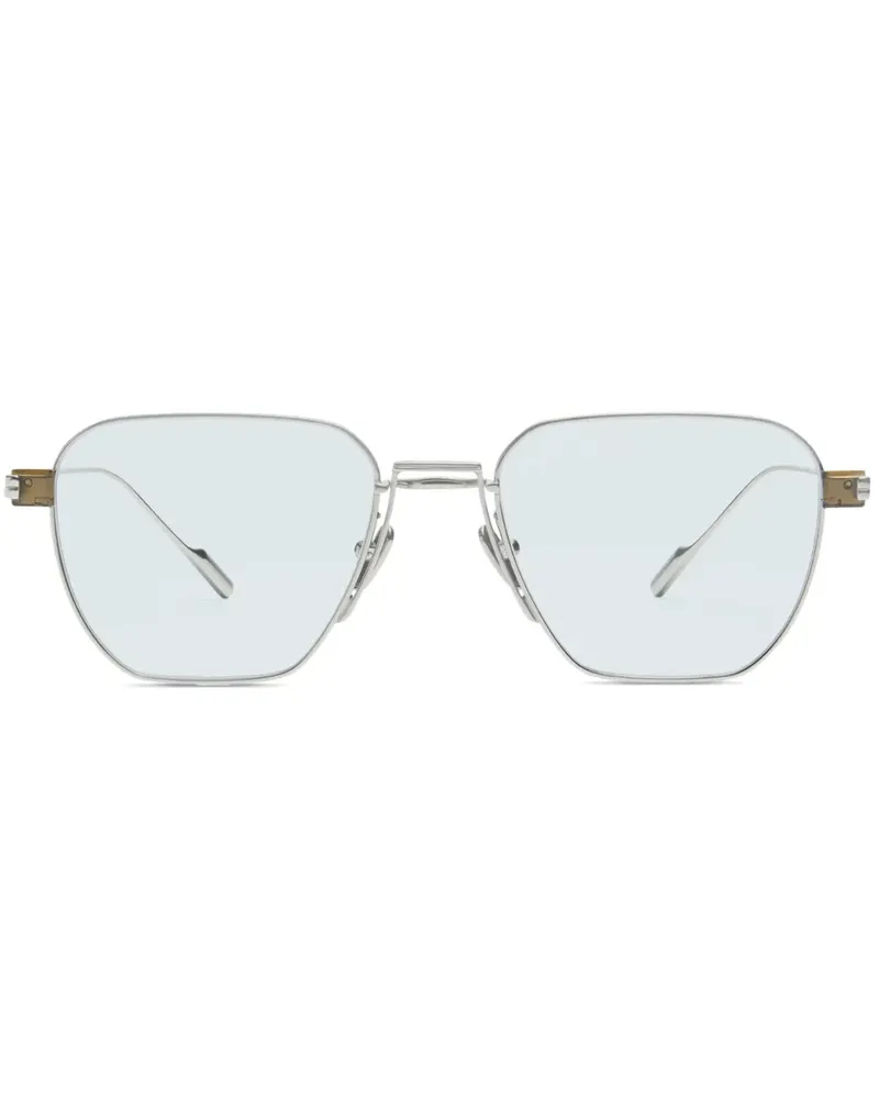 Gentle Monster Tap Tap Brille mit eckigem Gestell - Silber Silber