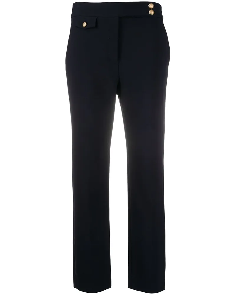 Veronica Beard Hose mit Knöpfen - Blau Blau