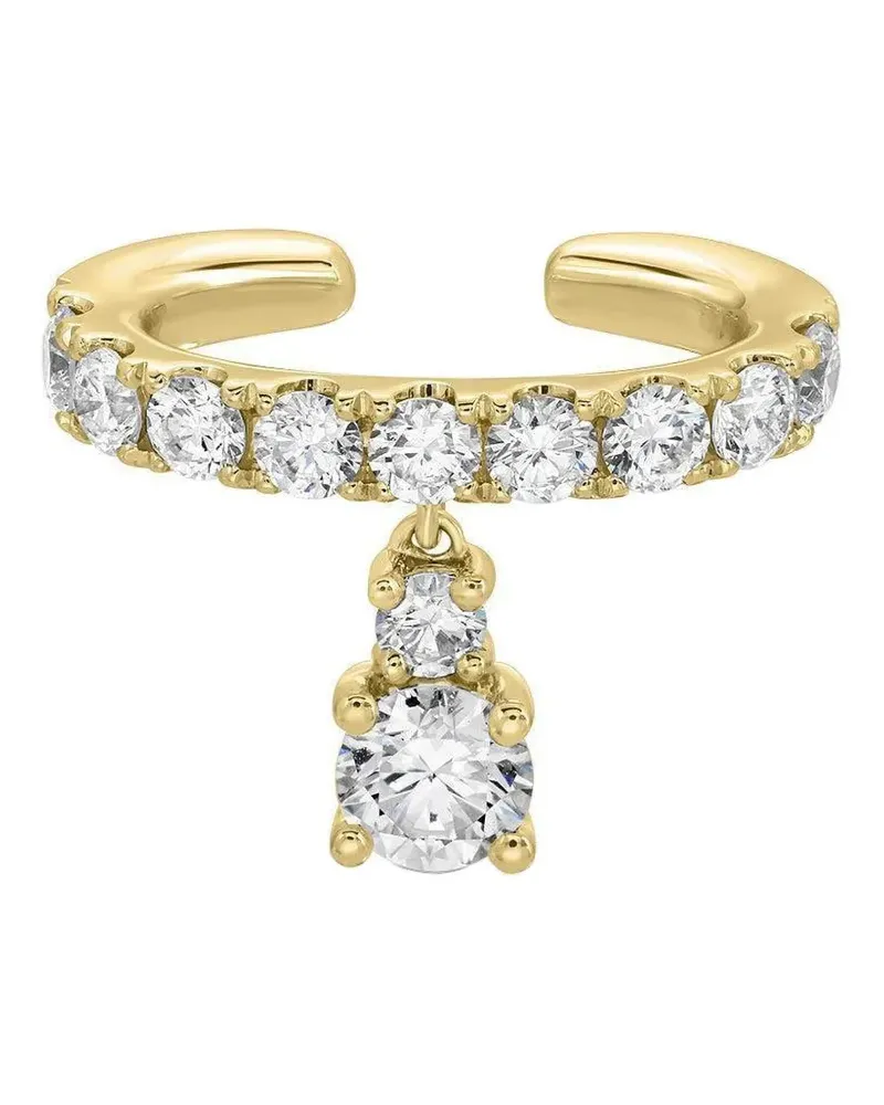 ANITA KO 18kt Round Drop Daphne Ear Cuff aus Gelbgold mit Diamanten Gold