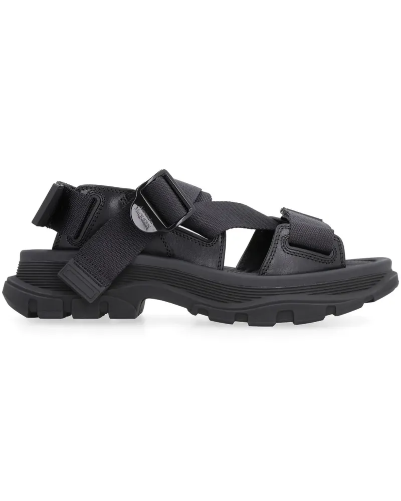 Alexander McQueen Tread Sandalen - Schwarz Schwarz
