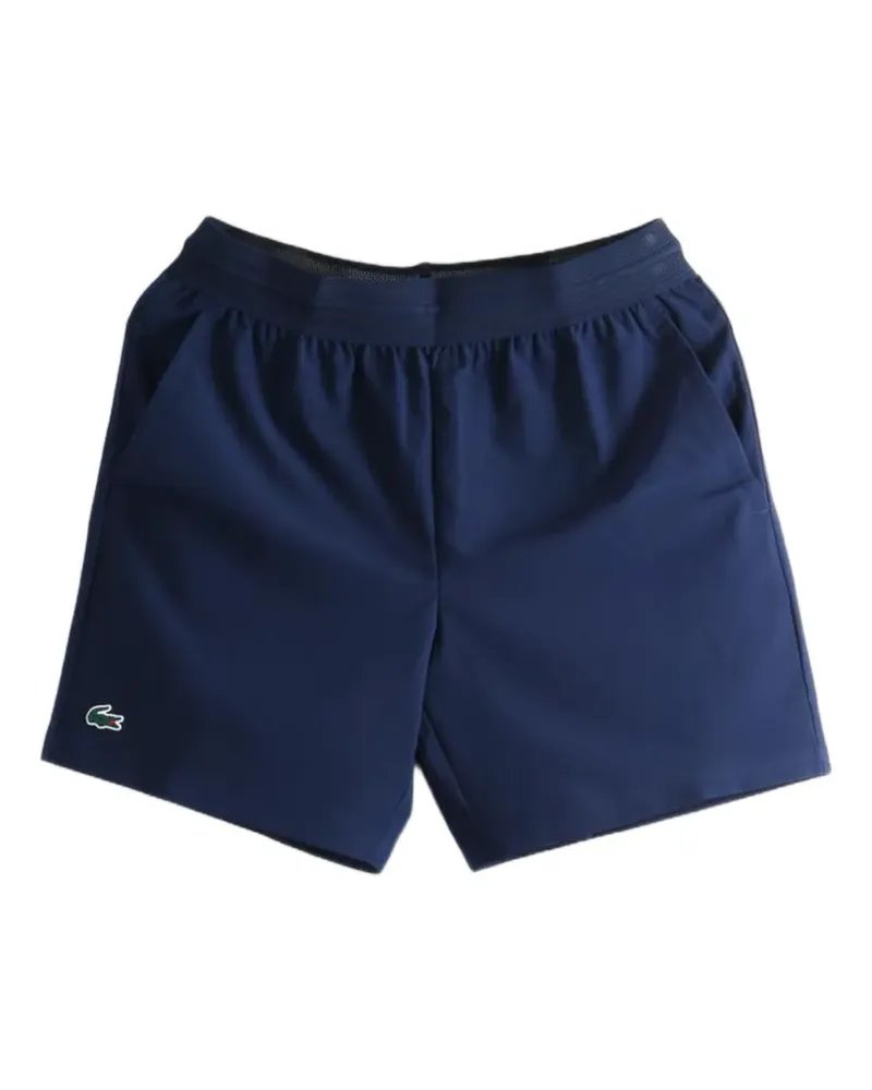 Lacoste logo-patch tennis shorts - Blau Blau