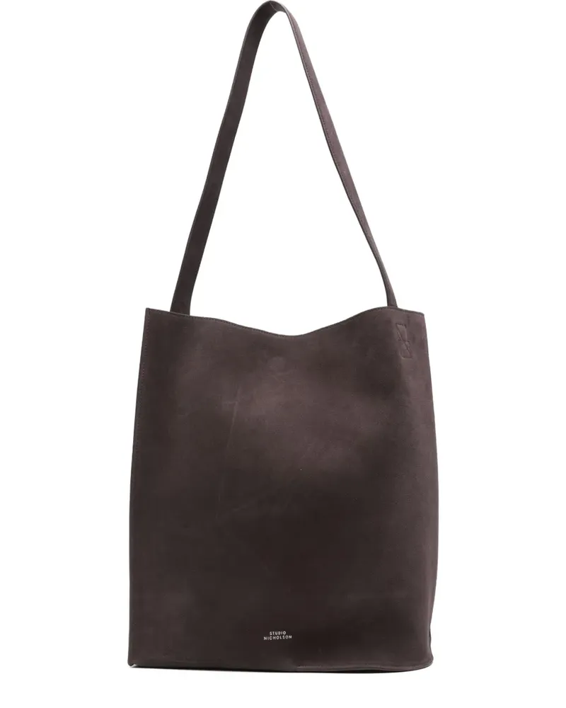 Studio Nicholson Schultertasche aus Wildleder - Braun Braun