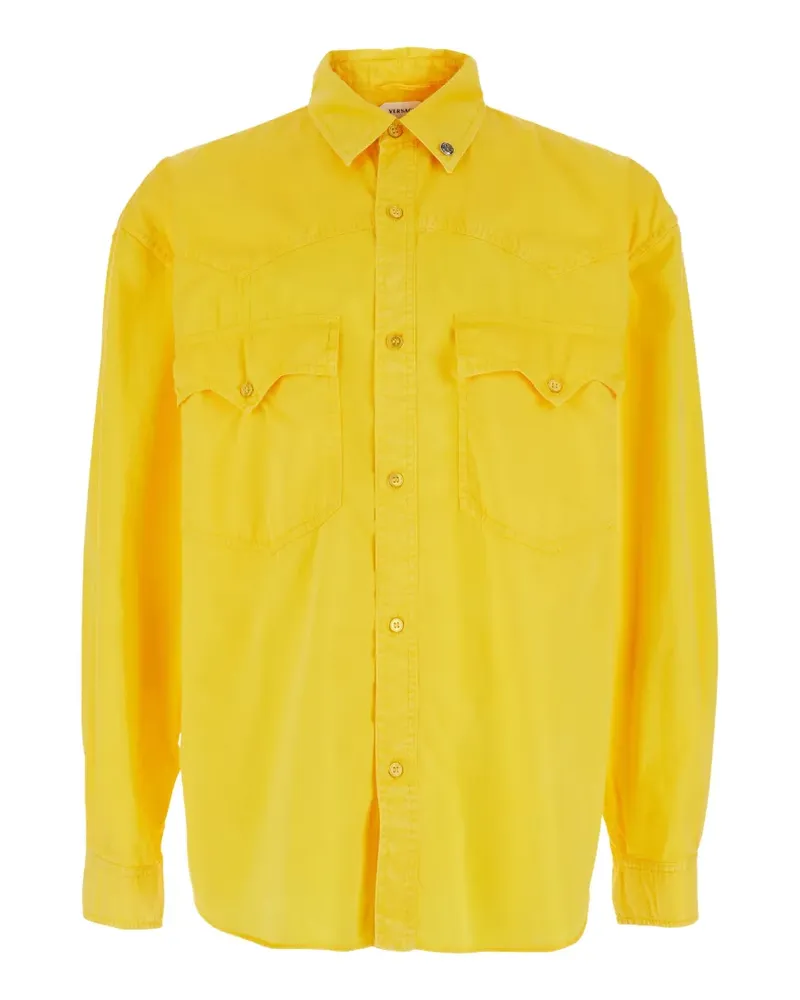 Versace Medusa western-style shirt - Gelb Gelb