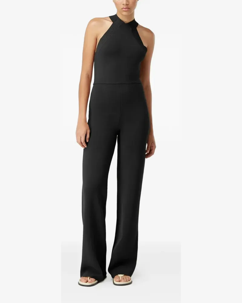 GAUGE81 Aliaga Jumpsuit mit Racer-Ausschnitt - Schwarz Schwarz