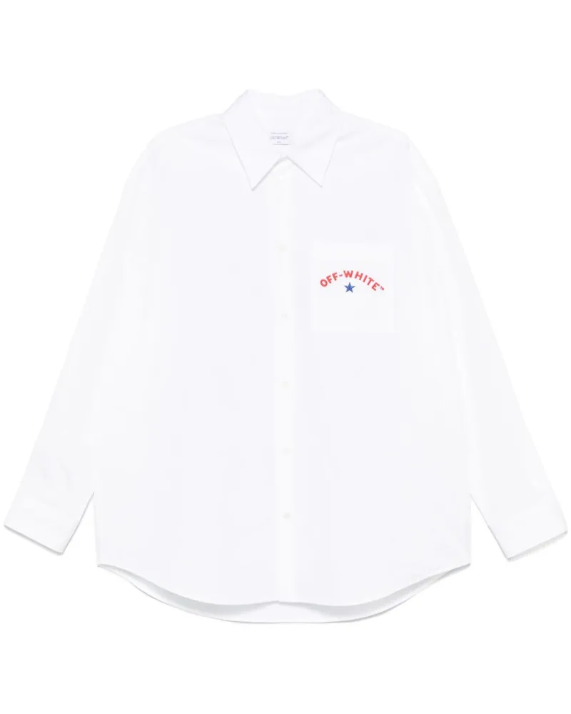 OFF-WHITE Star Arrow Hemd - Weiß Weiß