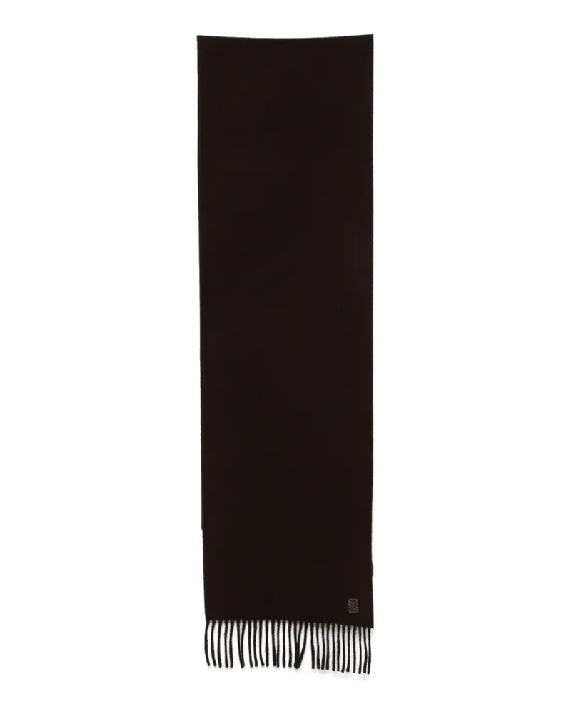 Sandro Schal mit Fransensaum - Braun Braun