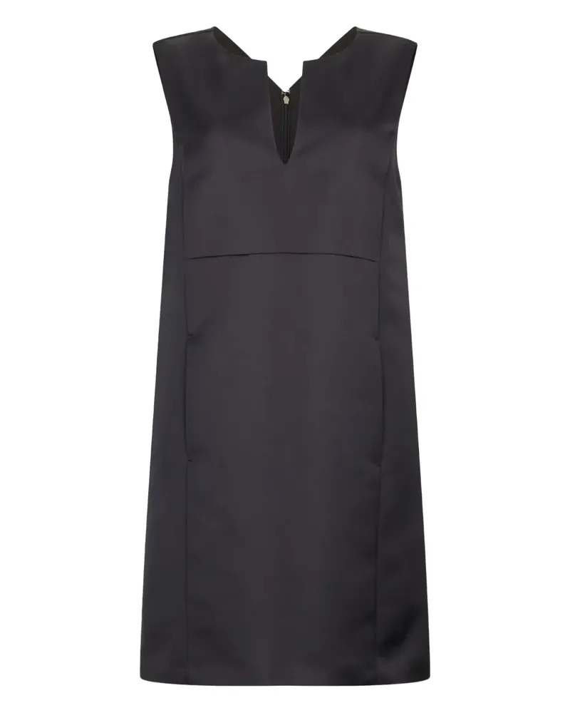 Liu Jo Kleid mit V-Ausschnitt - Schwarz Schwarz