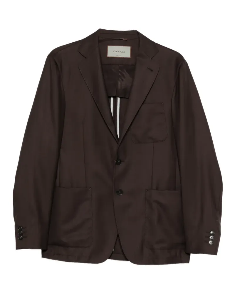 Canali Einreihiges Sakko - Braun Braun