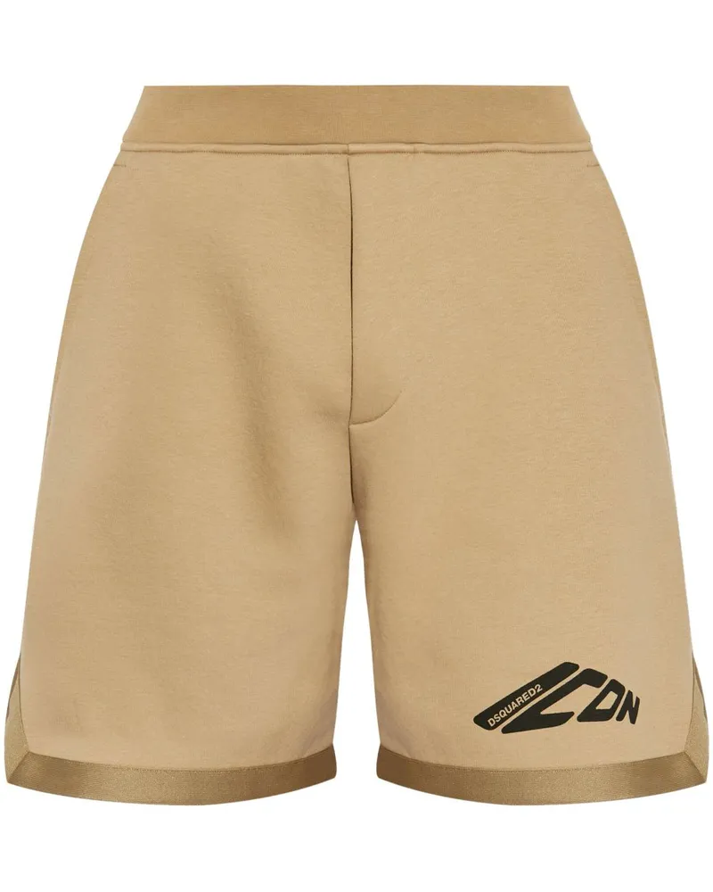 Dsquared2 Joggingshorts mit Print - Nude Nude