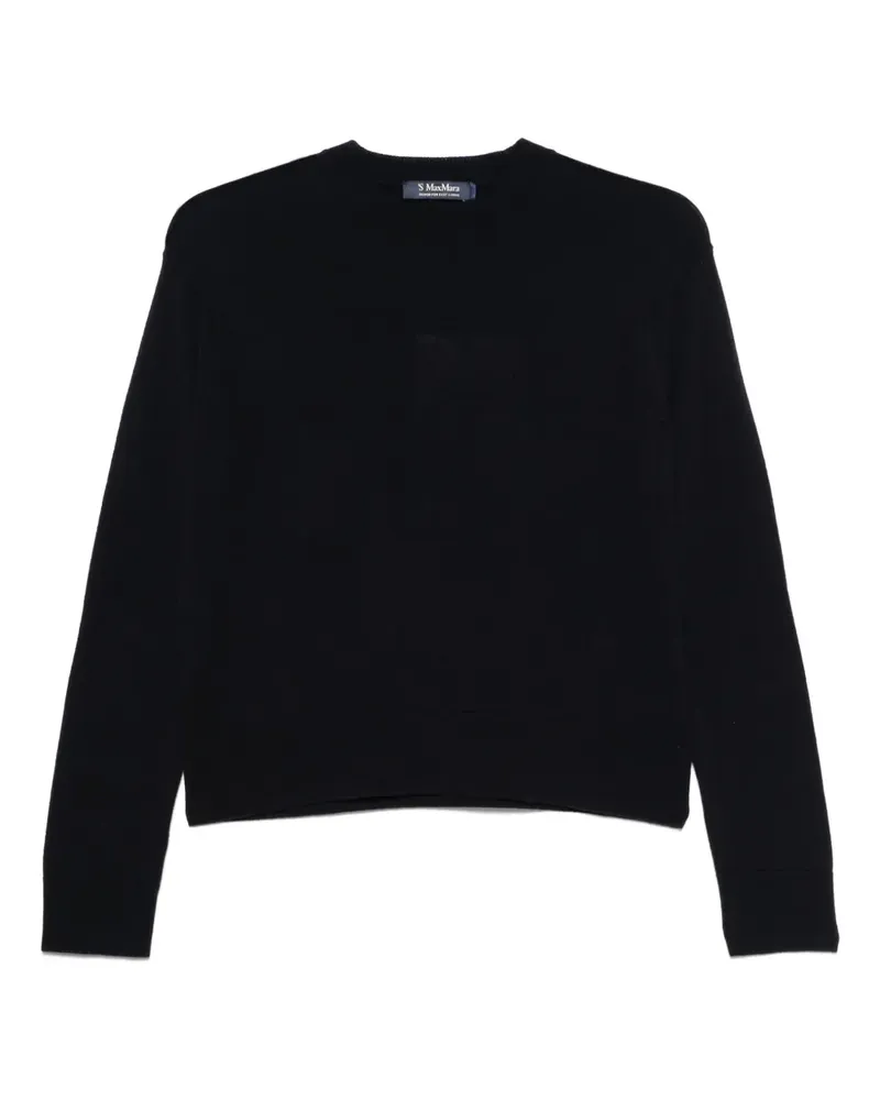 Max Mara Klassischer Pullover - Blau Blau