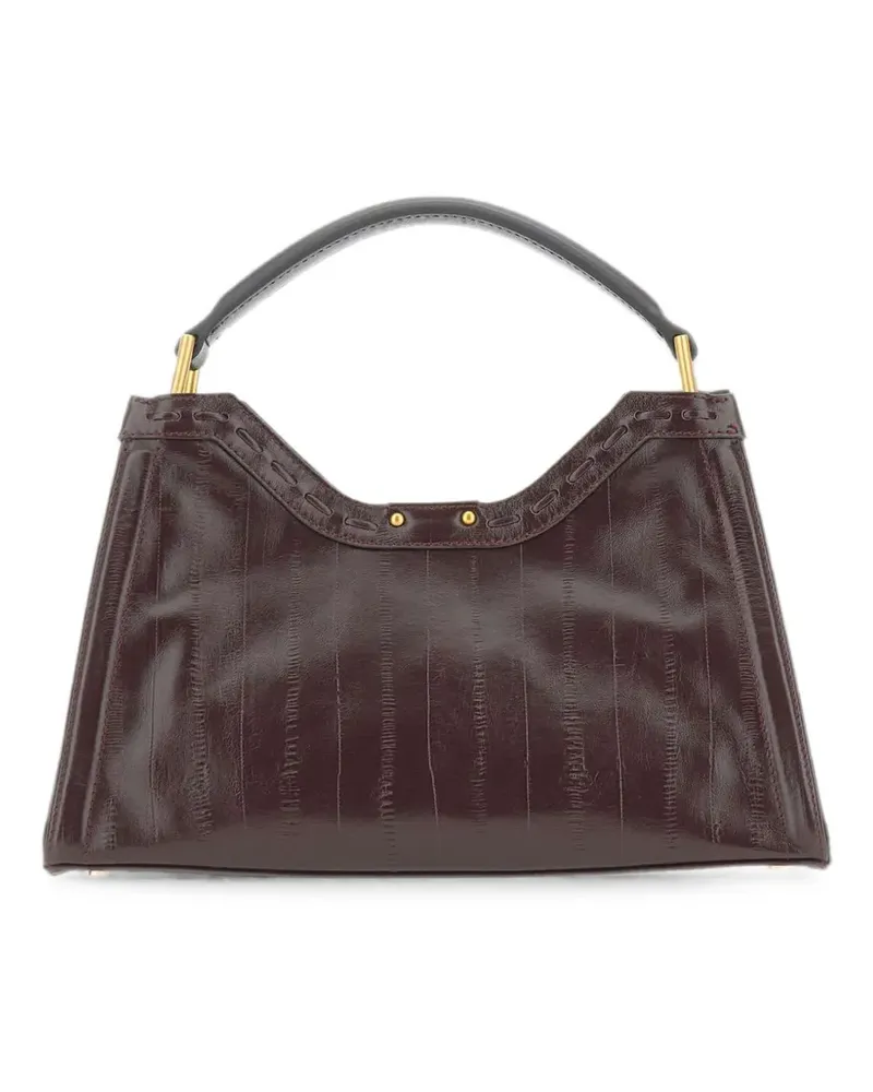 Gianni Chiarini medium Aurora striped-effect shoulder bag - Violett Violett