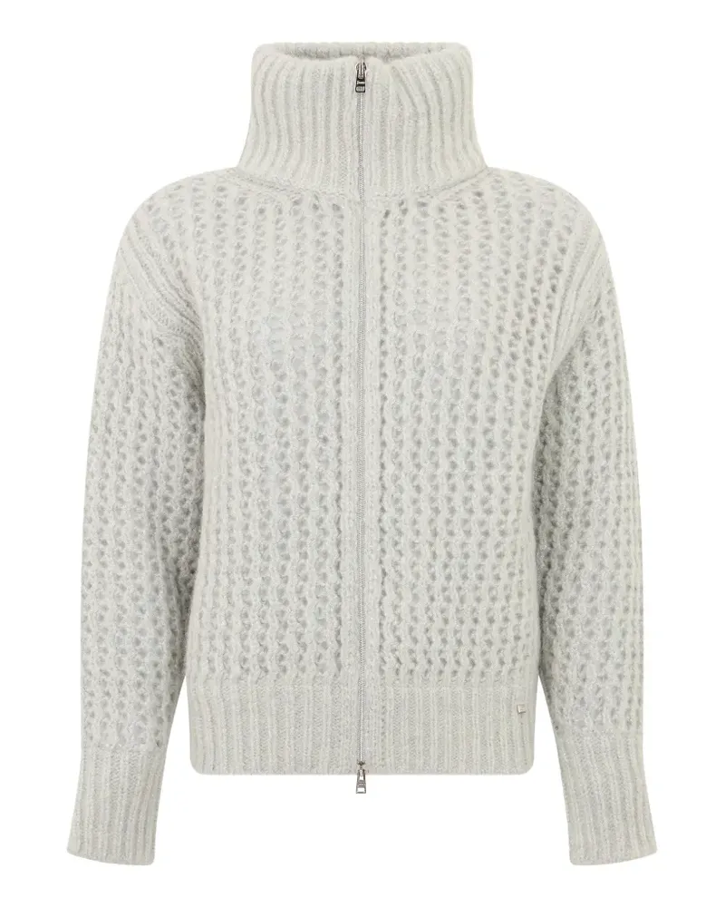Herno Cardigan mit Reißverschluss - Nude Nude