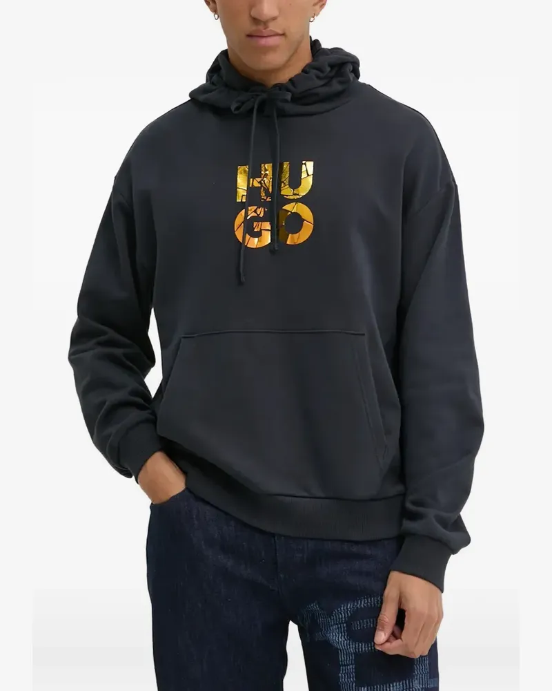 HUGO BOSS Diridood Hoodie mit Kordelzug - Blau Blau