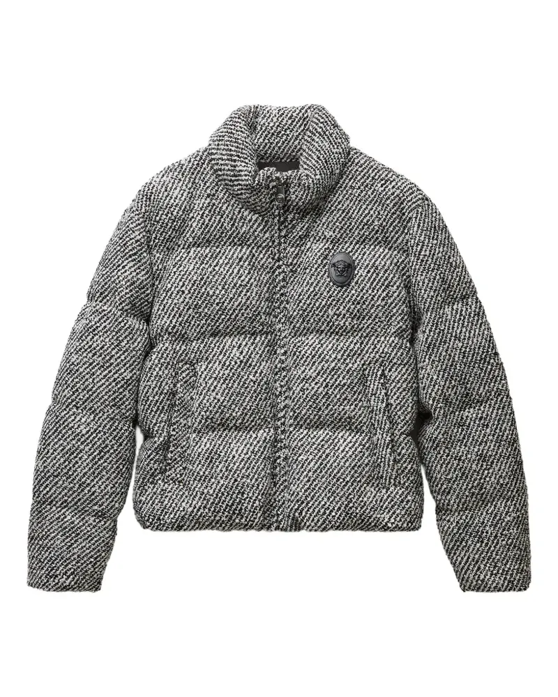 Versace Gesteppte Medusa Jacke - Grau Grau