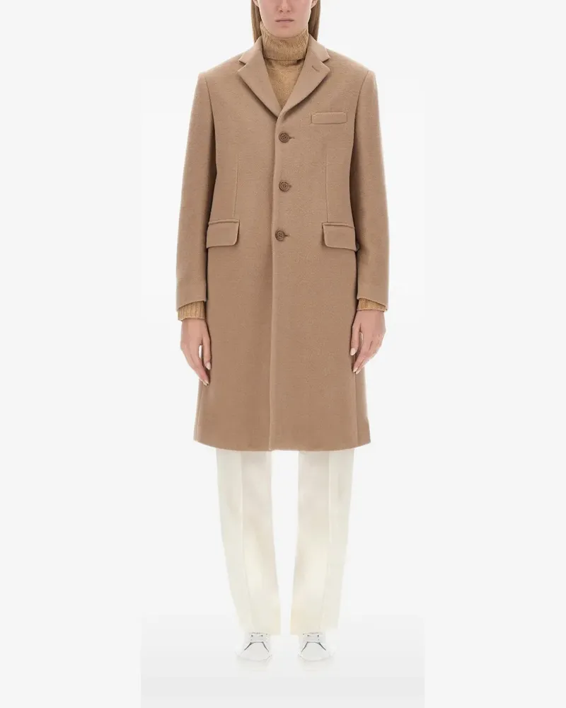 ASPESI single breasted coat - Nude Nude