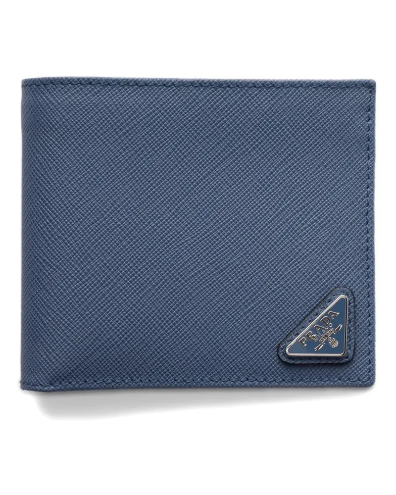 Prada Saffiano leather wallet - Blau Blau