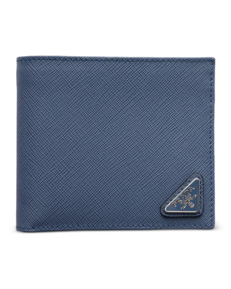Prada Saffiano leather wallet - Blau Blau