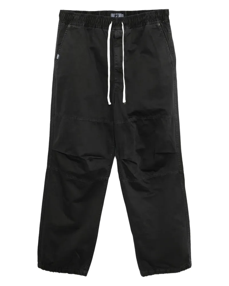 Izzue Hose mit Kordelzug - Schwarz Schwarz