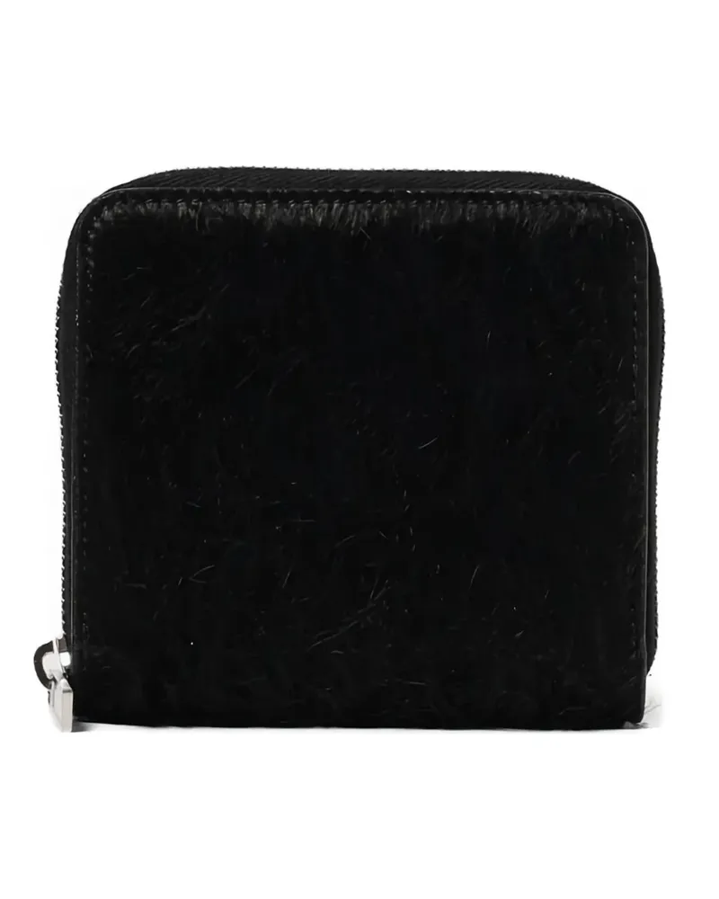 Rick Owens zip wallet - Schwarz Schwarz