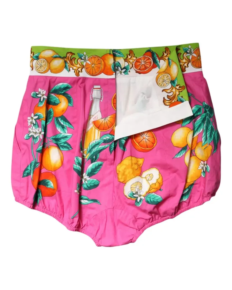 Dolce & Gabbana Shorts mit Zitrus-Print - Rosa Rosa