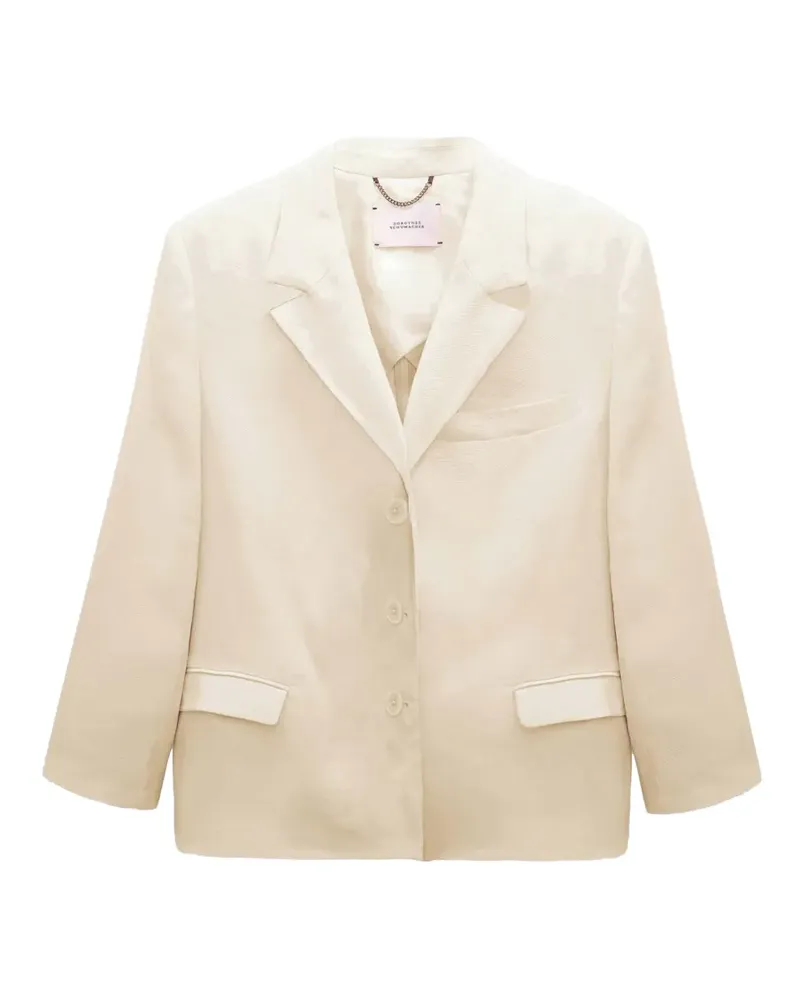 Dorothee Schumacher single-breasted blazer - Nude Nude