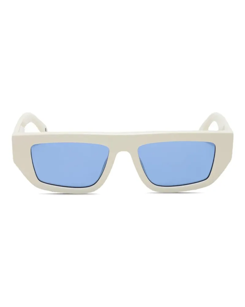 Palm Angels Hercules rectangle-frame sunglasses - Nude Nude