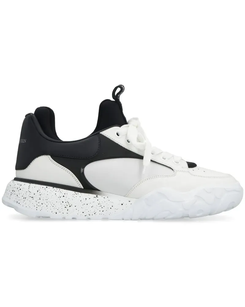 Alexander McQueen Court Tech Sneakers aus Leder - Weiß Weiß