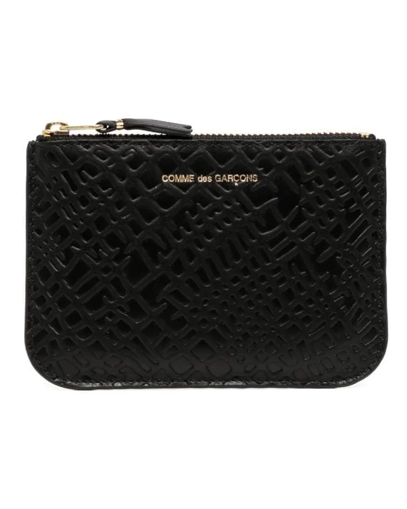 Comme des Garçons Portemonnaie mit Logo-Print - Schwarz Schwarz