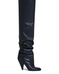 Proenza Schouler Cone Overknee-Stiefel 100mm Schwarz