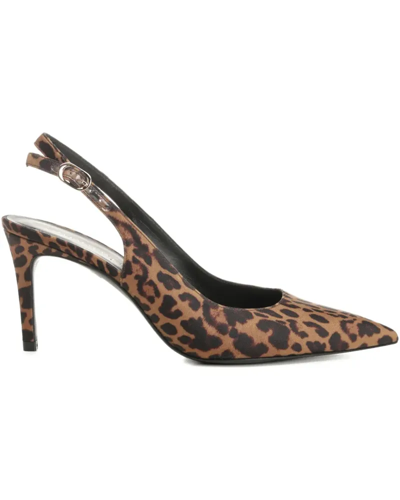 Stuart Weitzman Stuart Power Slingback-Pumps 75mm - Braun Braun