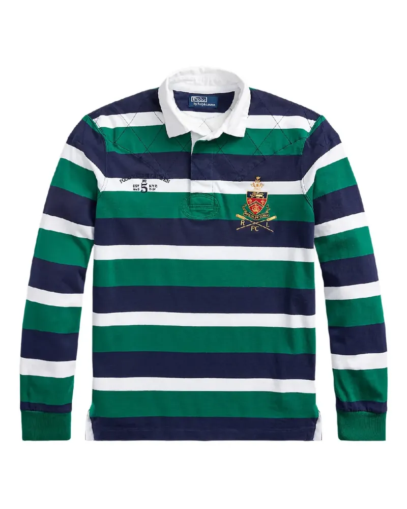Ralph Lauren striped-pattern polo shirt - Grün Grün