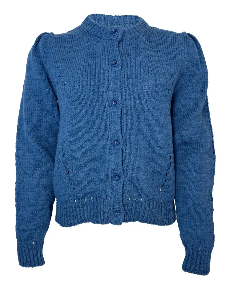 Ulla Johnson Delphina puff-sleeved cardigan - Blau Blau